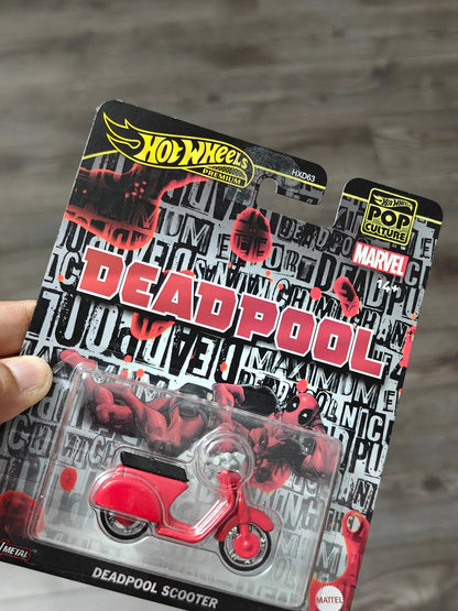 Premium Hot Wheels Deadpool Scooter (Imported) - Kinder Logs