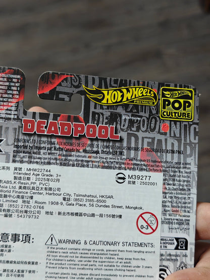 Premium Hot Wheels Deadpool Scooter (Imported) - Kinder Logs