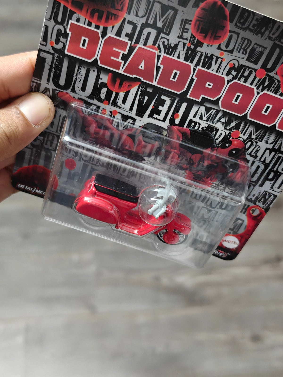 Premium Hot Wheels Deadpool Scooter (Imported) - Kinder Logs