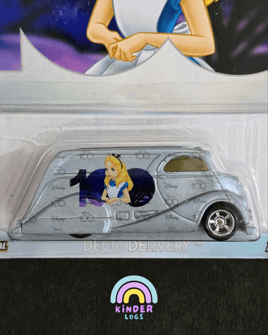 Premium Hot Wheels Deco Delivery - Disney 100 Edition (Alice in Wonderland) - Kinder Logs