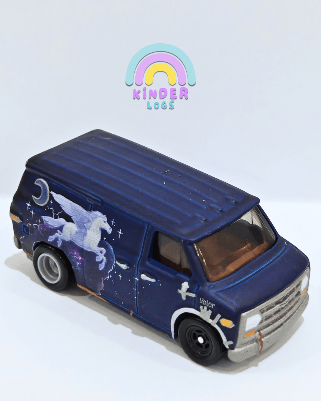Premium Hot Wheels Disney Pixar Onward Guinevere Van (Uncarded - New) - Kinder Logs
