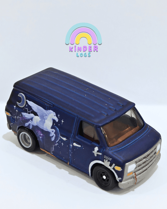Premium Hot Wheels Disney Pixar Onward Guinevere Van (Uncarded - New) - Kinder Logs
