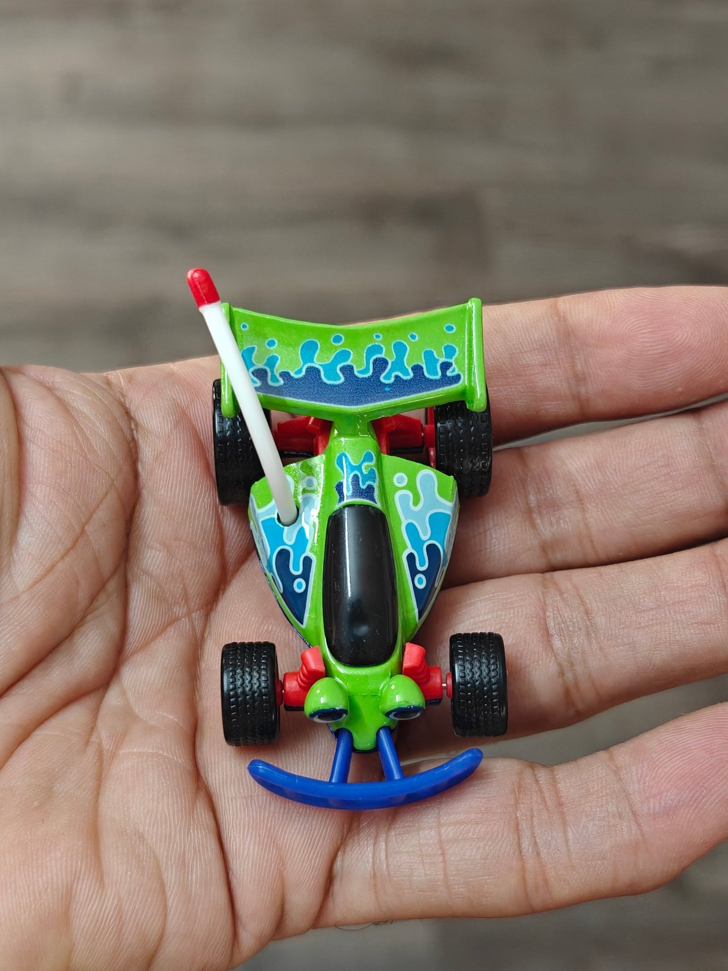 Premium Hot Wheels Disney Pixar Toy Story RC Car - Green(Uncarded - New) - Kinder Logs