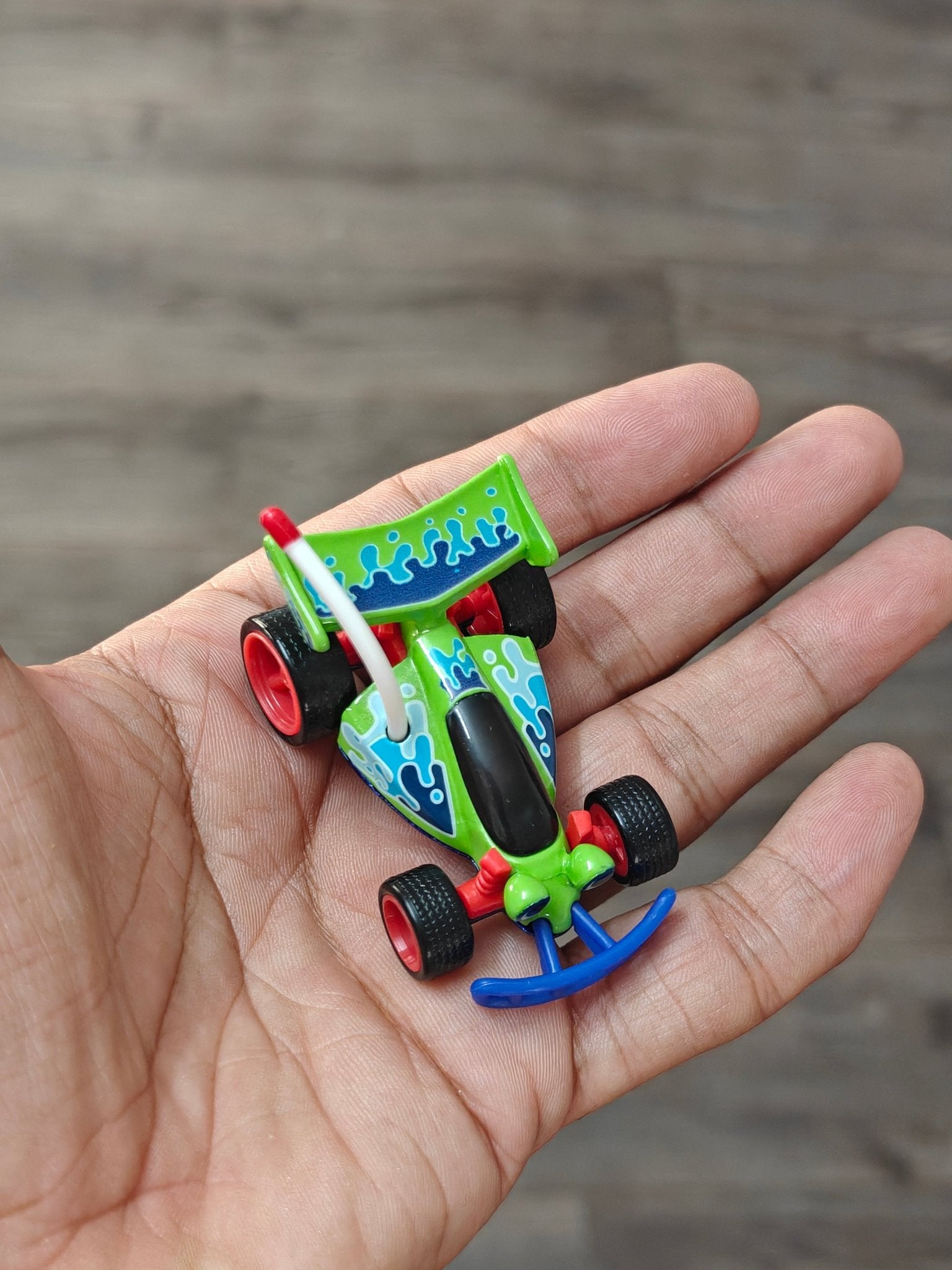 Premium Hot Wheels Disney Pixar Toy Story RC Car - Green(Uncarded - New) - Kinder Logs