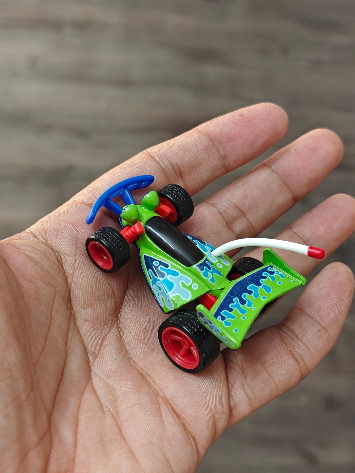 Premium Hot Wheels Disney Pixar Toy Story RC Car - Green(Uncarded - New) - Kinder Logs