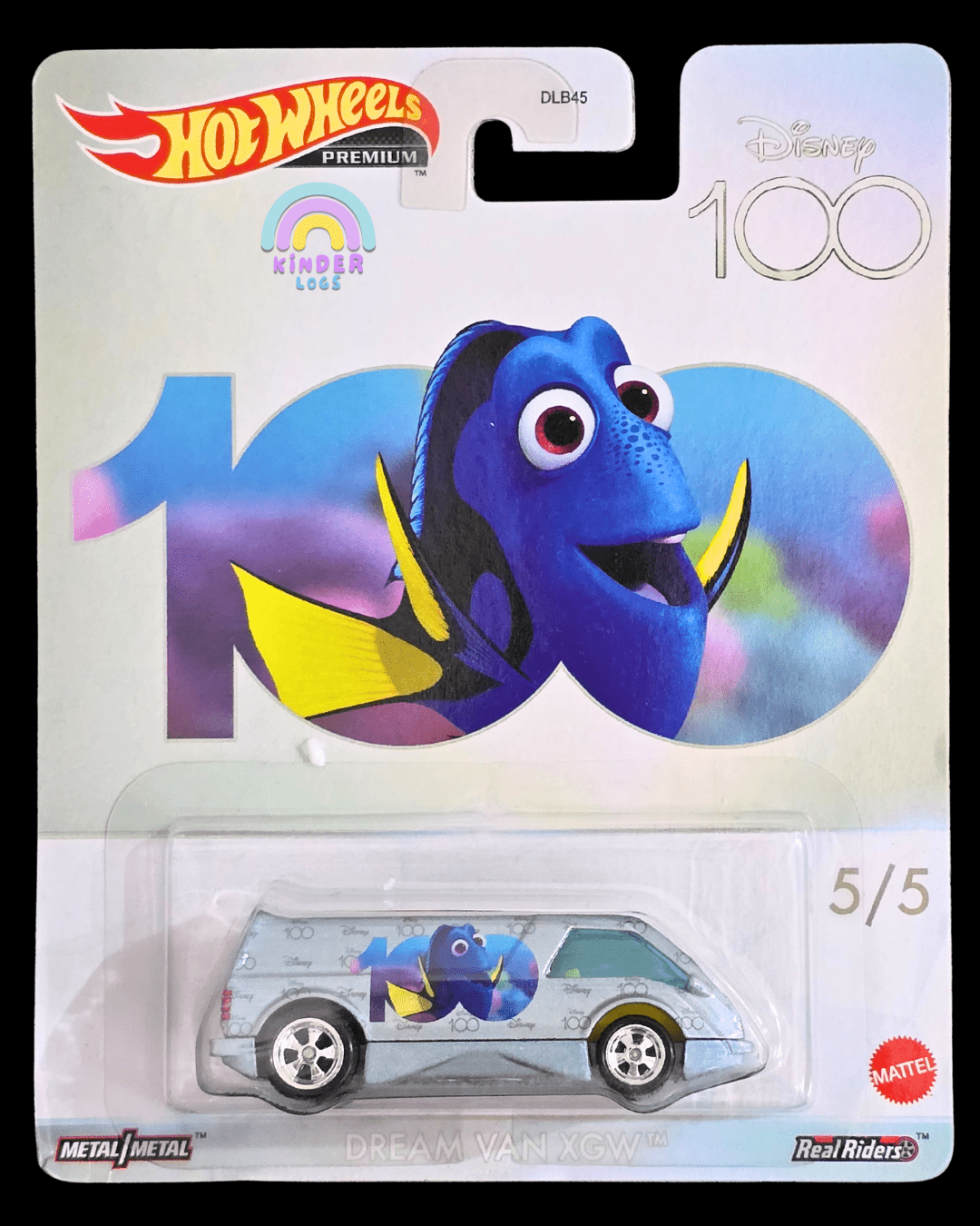 Premium Hot Wheels Dream Van XGW - Disney 100 Edition (Dory) - Kinder Logs