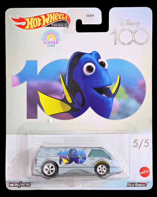 Premium Hot Wheels Dream Van XGW - Disney 100 Edition (Dory) - Kinder Logs