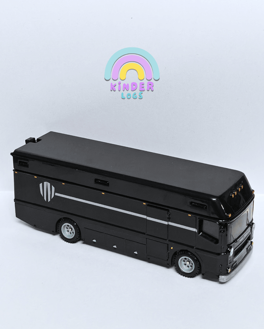 Premium Hot Wheels Euro Hauler - Black (Uncarded - New) - Kinder Logs