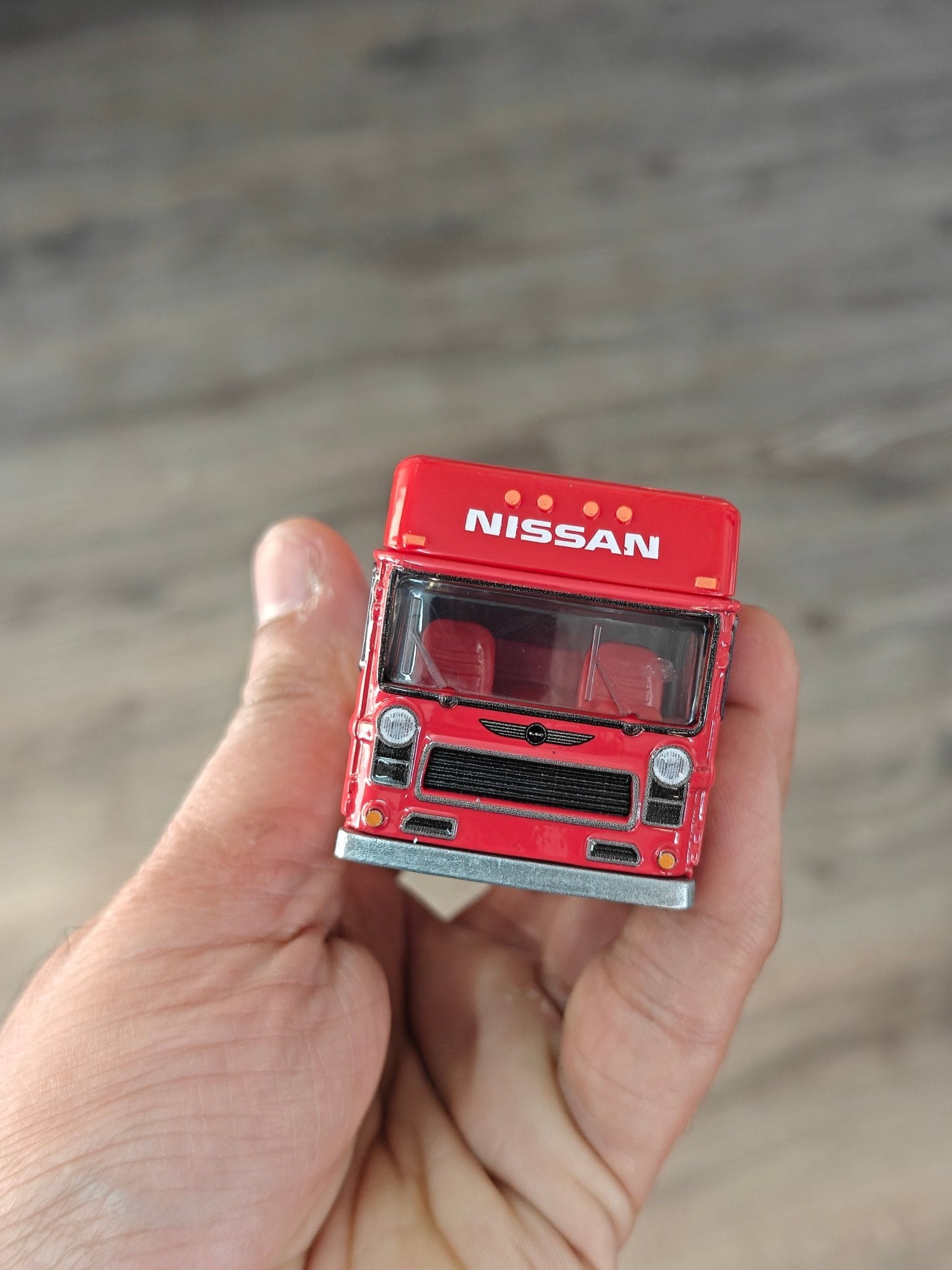 Premium Hot Wheels Euro Hauler - Red (Uncarded - New) - Kinder Logs