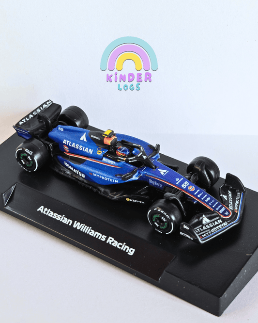 Premium Hot Wheels F1 Atlassian Williams Racing 55 (Uncarded - New) - Kinder Logs
