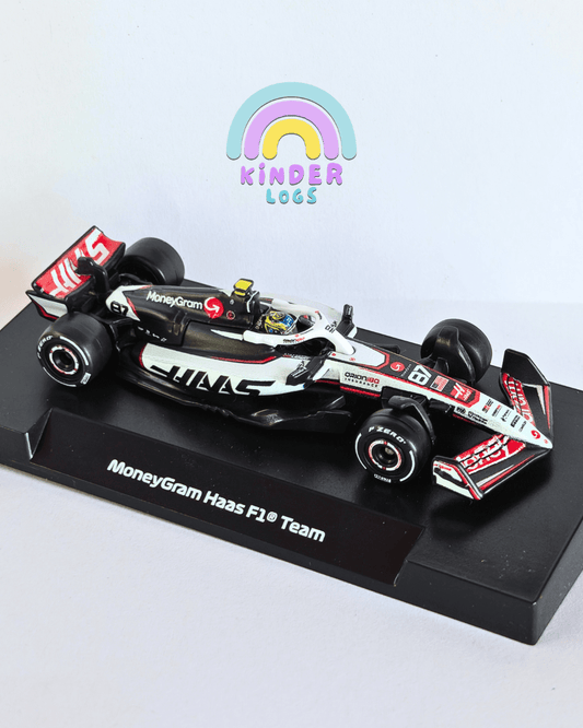 Premium Hot Wheels F1 MoneyGram HAAS 87 (Uncarded - New) - Kinder Logs