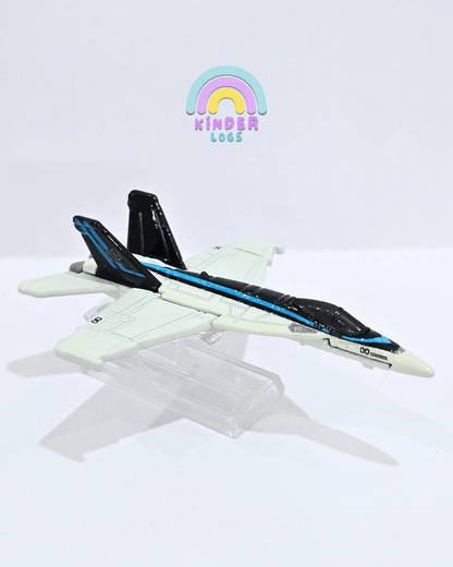 Premium Hot Wheels F/A - 18E Super Hornet Fighter Jet (Uncarded) - Kinder Logs
