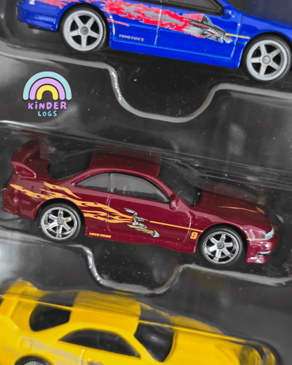 Premium Hot Wheels Fast & Furious 5 Cars Pack (Imported) - Kinder Logs