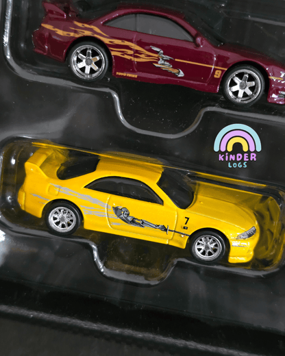 Premium Hot Wheels Fast & Furious 5 Cars Pack (Imported) - Kinder Logs