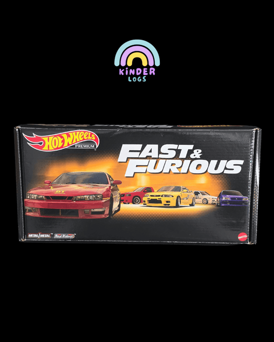 Premium Hot Wheels Fast & Furious 5 Cars Pack (Imported) - Kinder Logs
