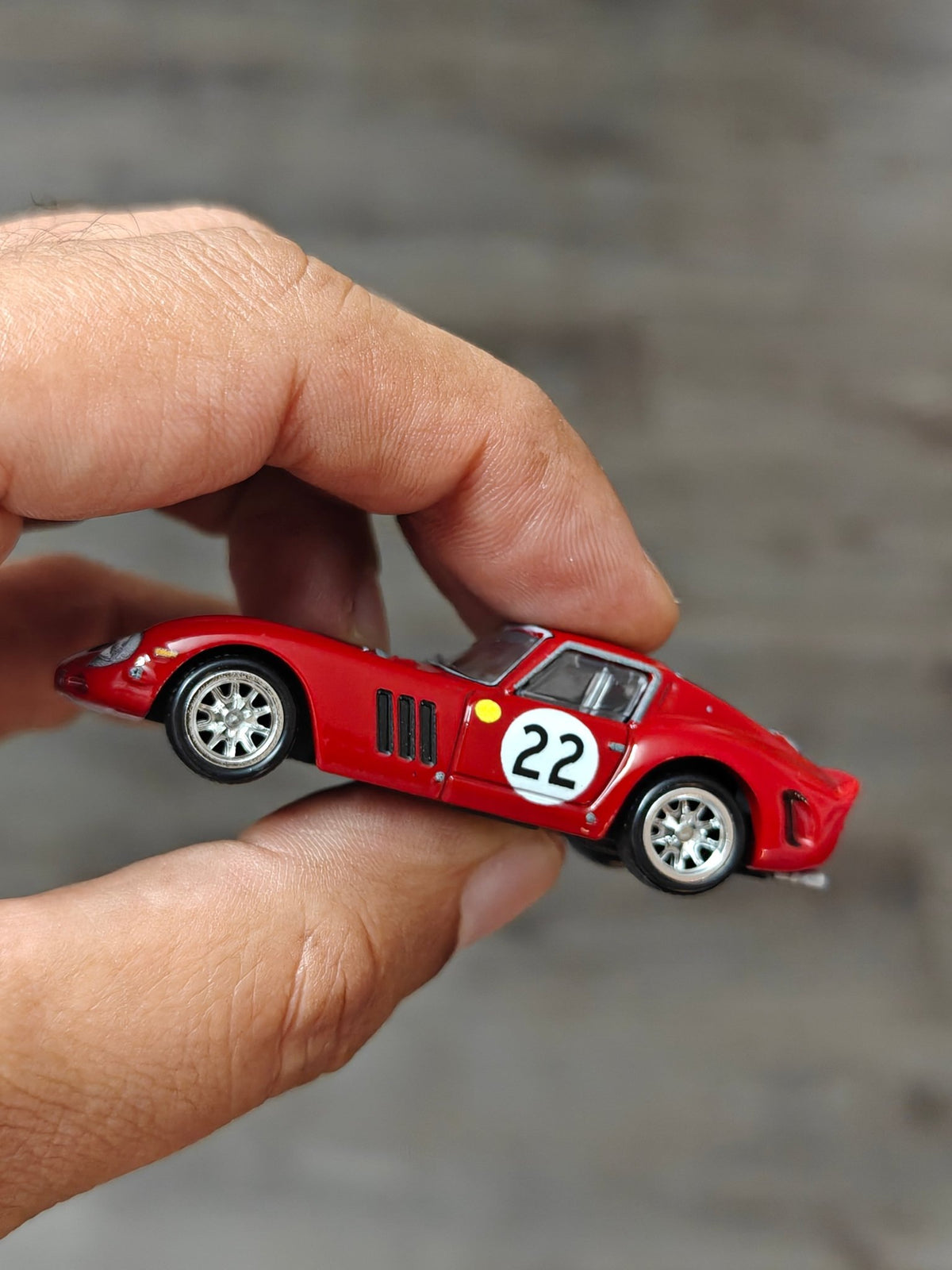 Premium Hot Wheels Ferrari 250 GTO - Red (Uncarded - New) - Kinder Logs