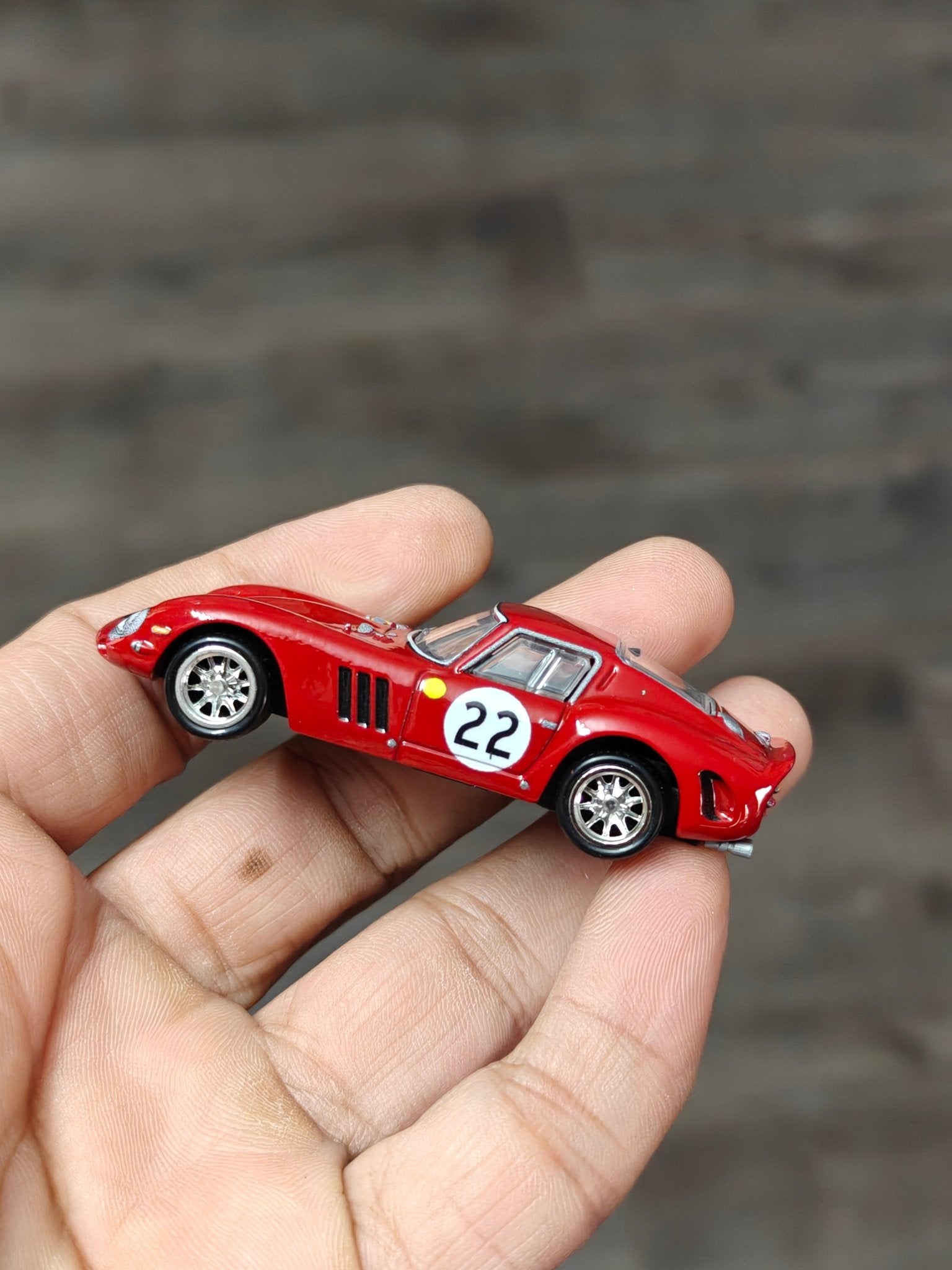 Premium Hot Wheels Ferrari 250 GTO - Red (Uncarded - New) - Kinder Logs