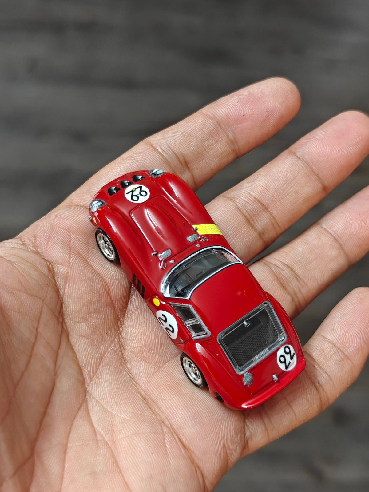 Premium Hot Wheels Ferrari 250 GTO - Red (Uncarded - New) - Kinder Logs