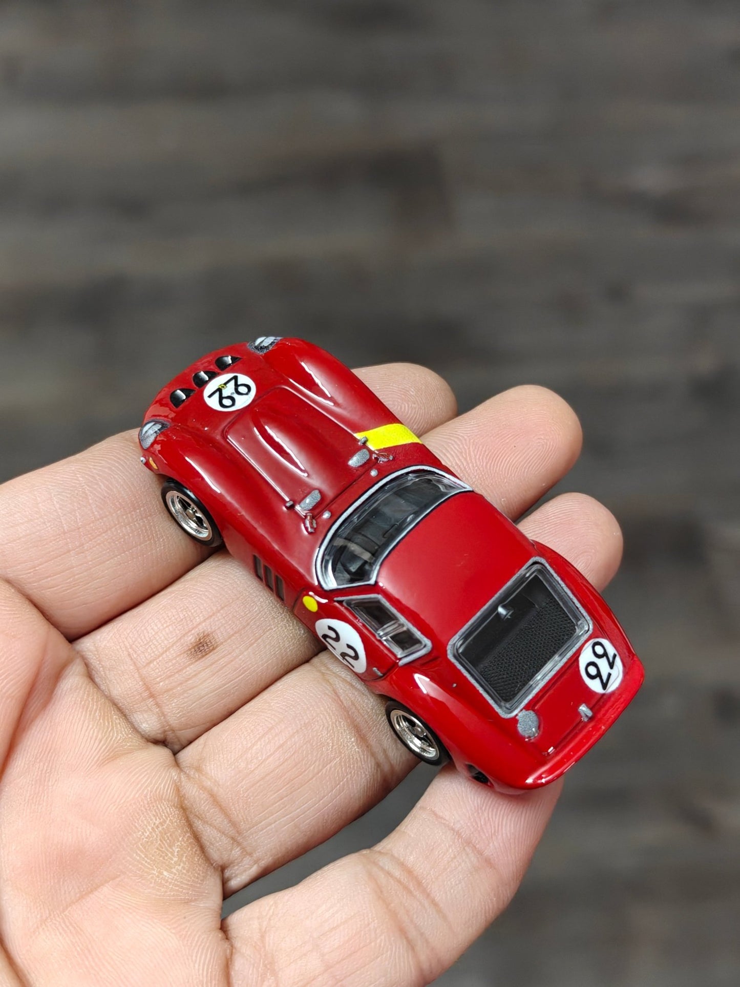 Premium Hot Wheels Ferrari 250 GTO - Red (Uncarded - New) - Kinder Logs