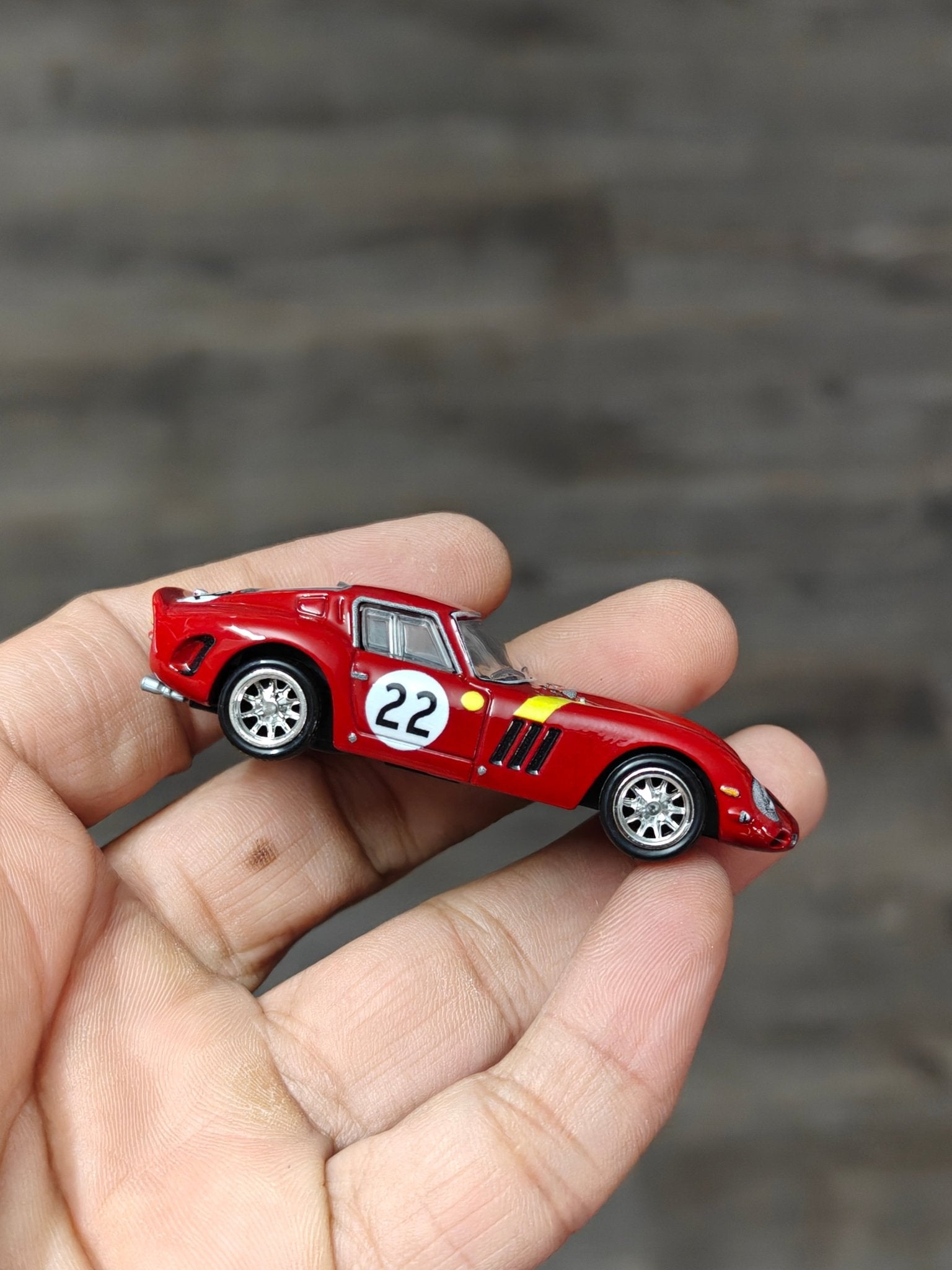 Premium Hot Wheels Ferrari 250 GTO - Red (Uncarded - New) - Kinder Logs