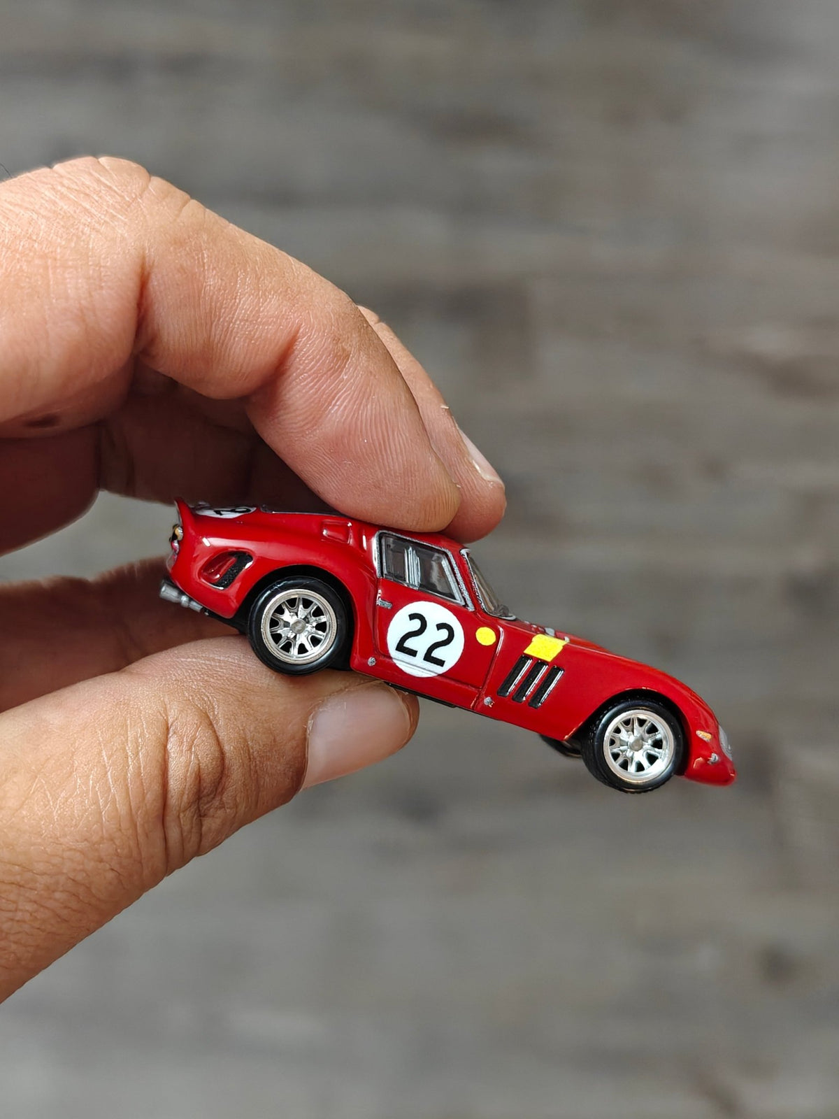 Premium Hot Wheels Ferrari 250 GTO - Red (Uncarded - New) - Kinder Logs