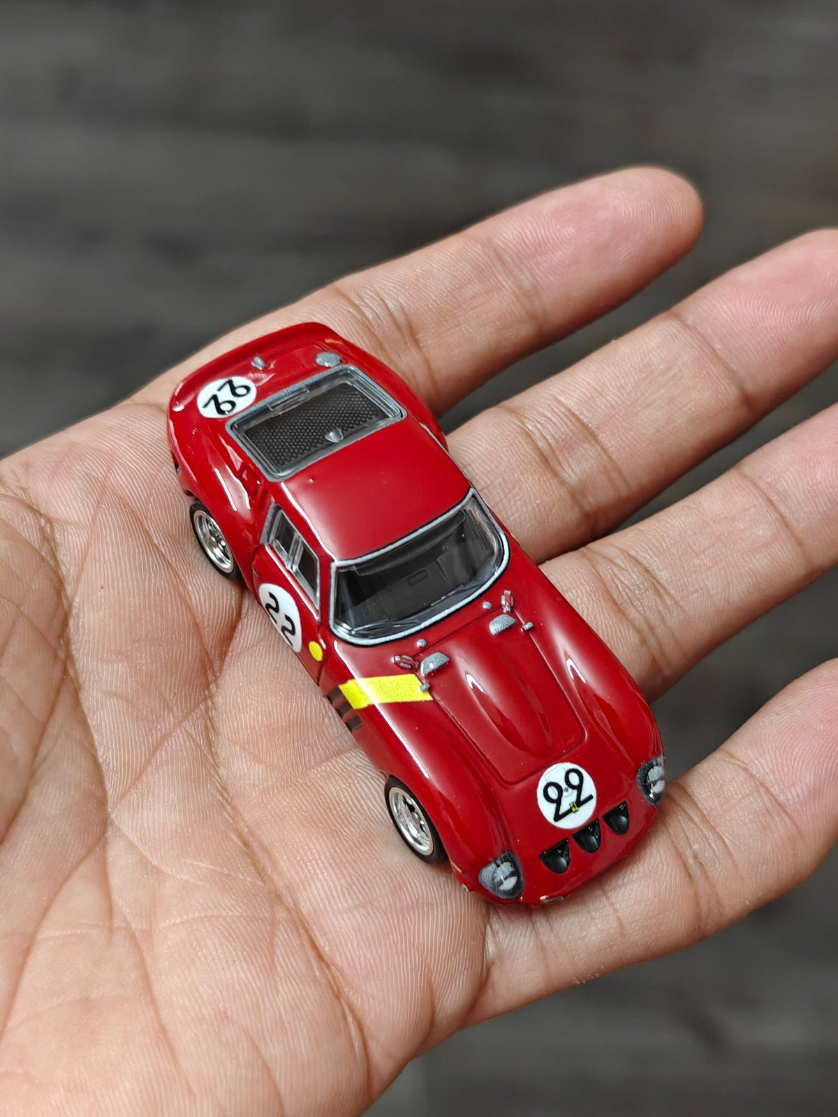 Premium Hot Wheels Ferrari 250 GTO - Red (Uncarded - New) - Kinder Logs