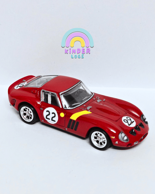 Premium Hot Wheels Ferrari 250 GTO - Red (Uncarded - New) - Kinder Logs