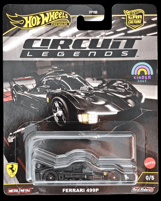 Premium Hot Wheels Ferrari 499P - CHASE 0/5 (Imported) - Kinder Logs