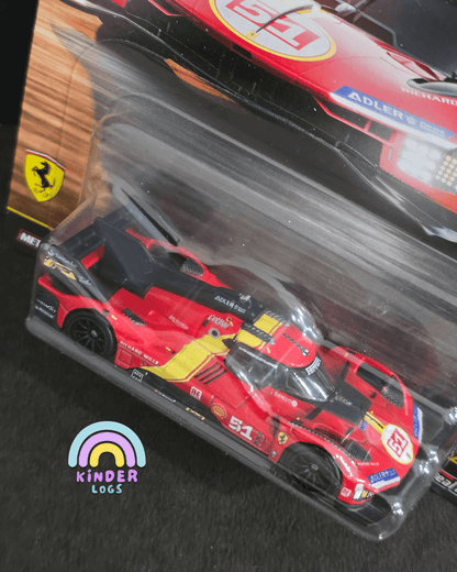 Premium Hot Wheels Ferrari 499P - Circuit Legends (Imported) - Kinder Logs