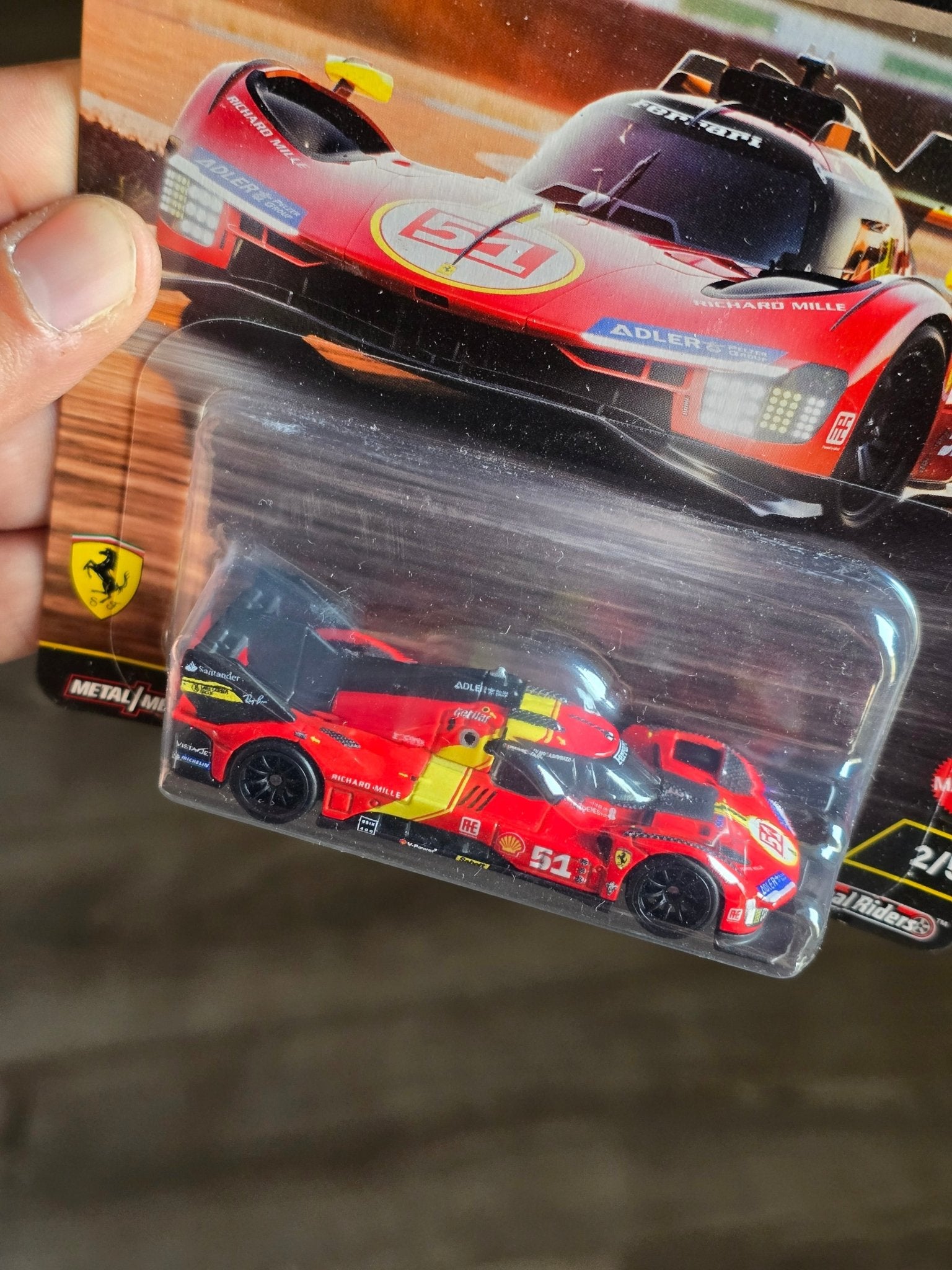 Premium Hot Wheels Ferrari 499P - Circuit Legends (Imported) - Kinder Logs