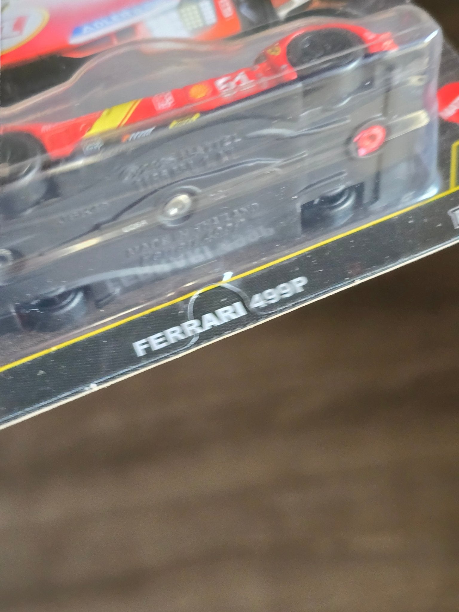 Premium Hot Wheels Ferrari 499P - Circuit Legends (Imported) - Kinder Logs