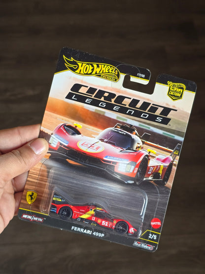 Premium Hot Wheels Ferrari 499P - Circuit Legends (Imported) - Kinder Logs