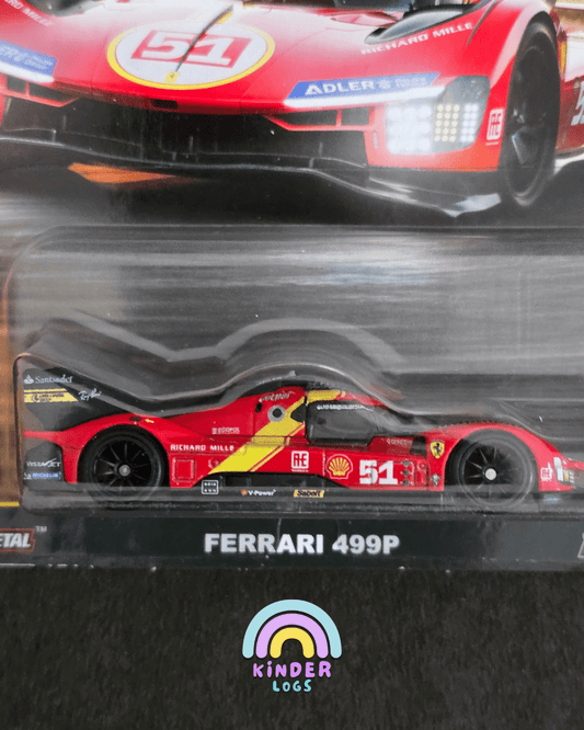 Premium Hot Wheels Ferrari 499P - Circuit Legends (Imported) - Kinder Logs