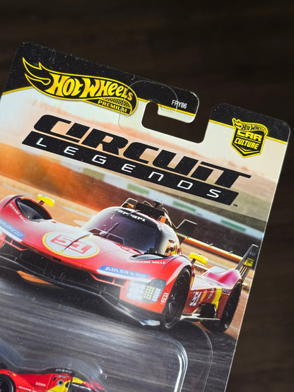 Premium Hot Wheels Ferrari 499P - Circuit Legends (Imported) - Kinder Logs