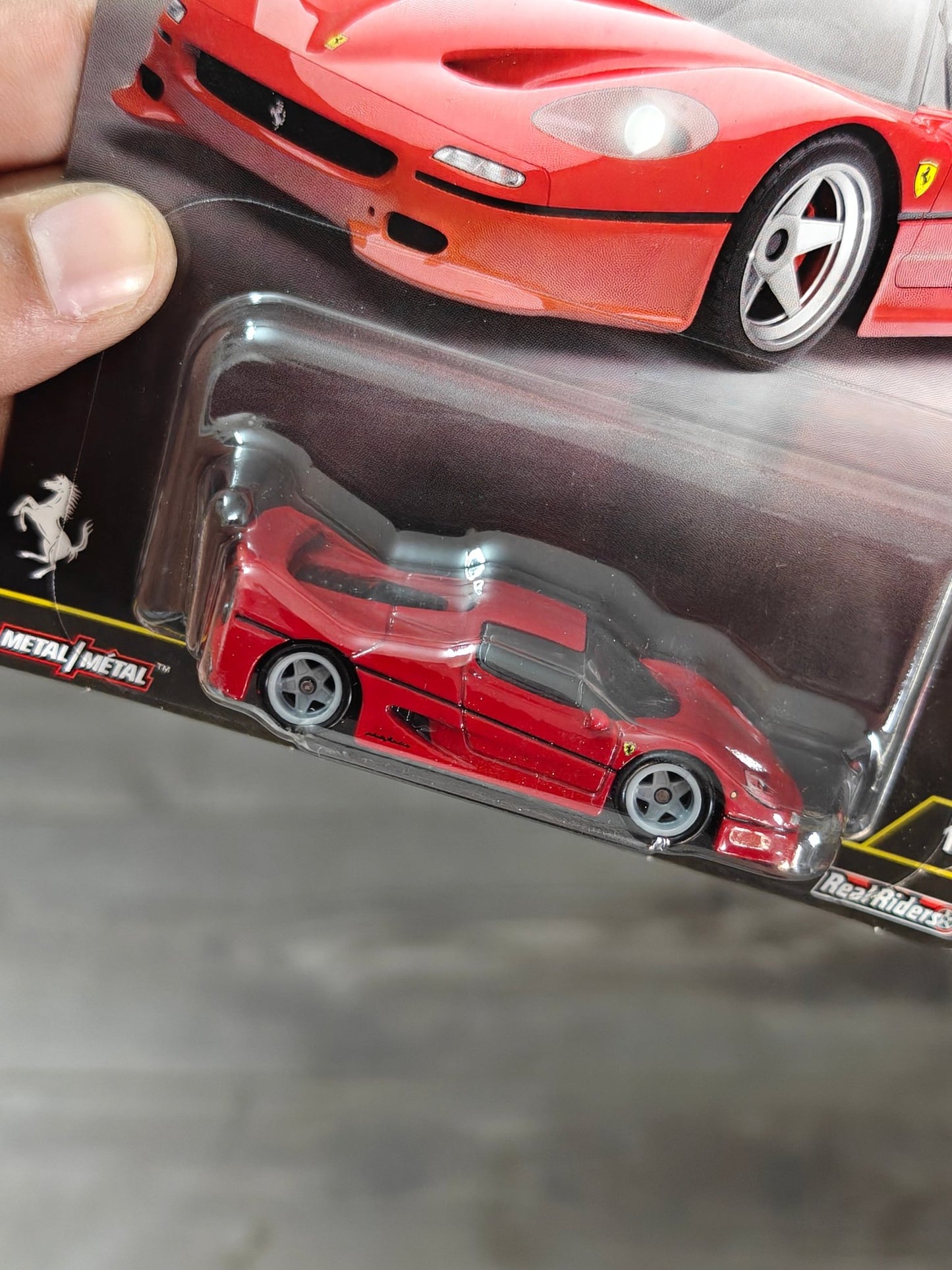 Premium Hot Wheels Ferrari F50 - Timeless Icons (Imported) - Kinder Logs