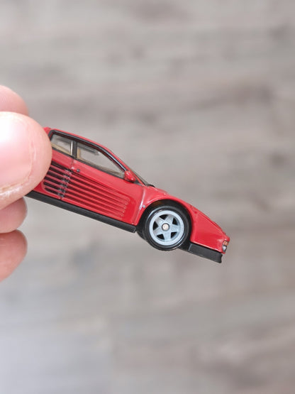Premium Hot Wheels Ferrari Testarossa - Red (Uncarded - New) - Kinder Logs