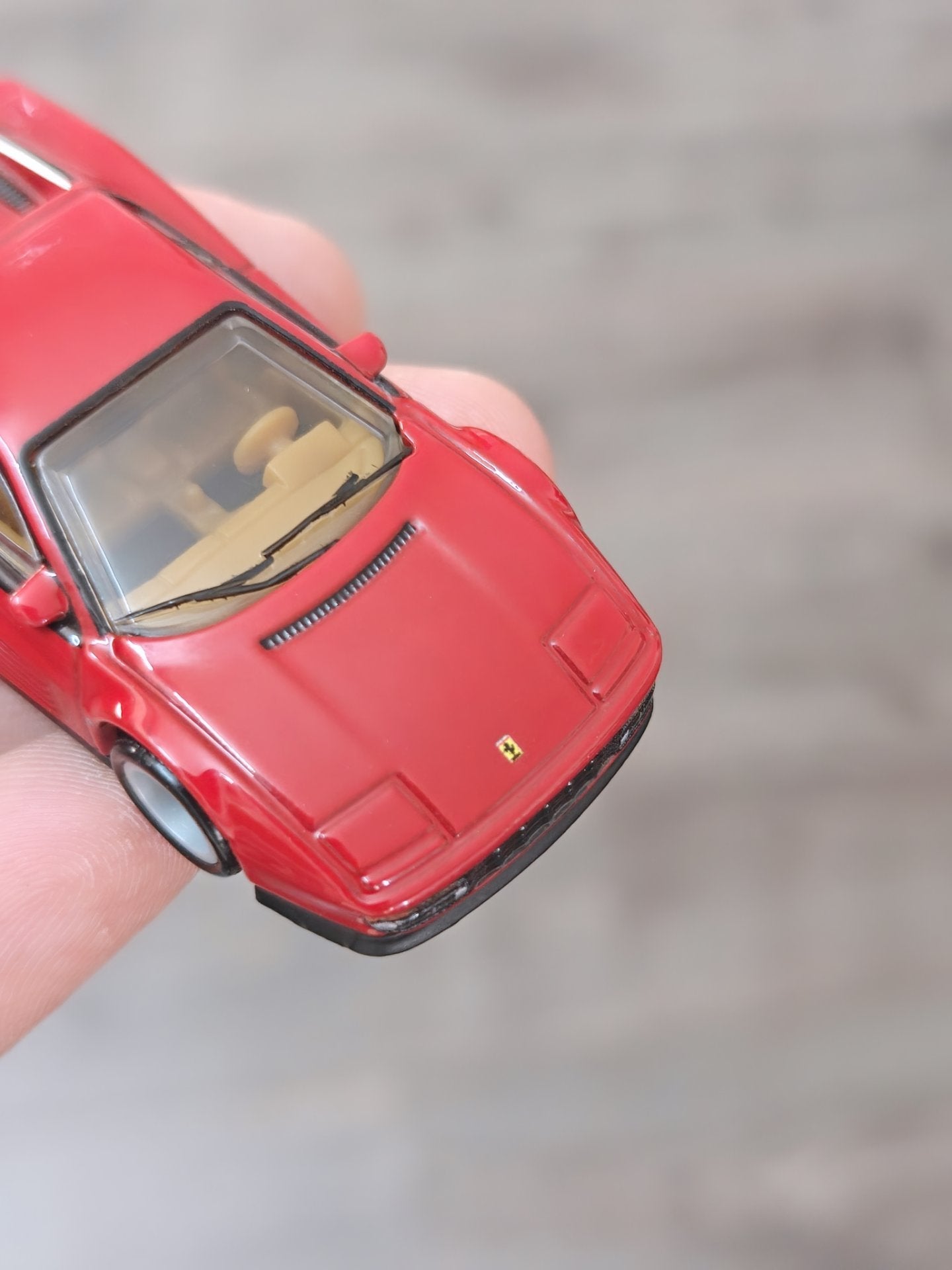 Premium Hot Wheels Ferrari Testarossa - Red (Uncarded - New) - Kinder Logs