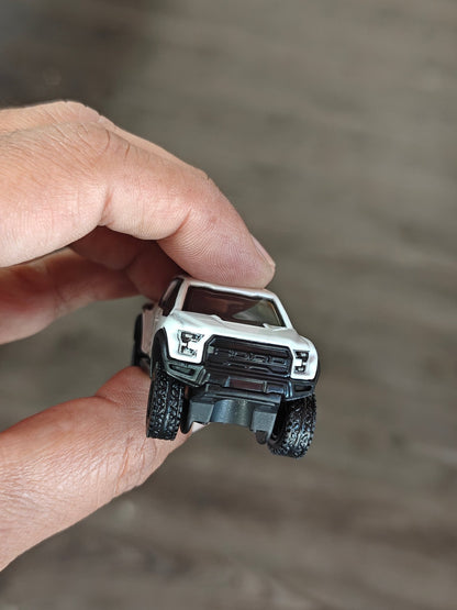 Premium Hot Wheels Ford F-150 Raptor With Open Trailer (Uncarded - New) - Kinder Logs