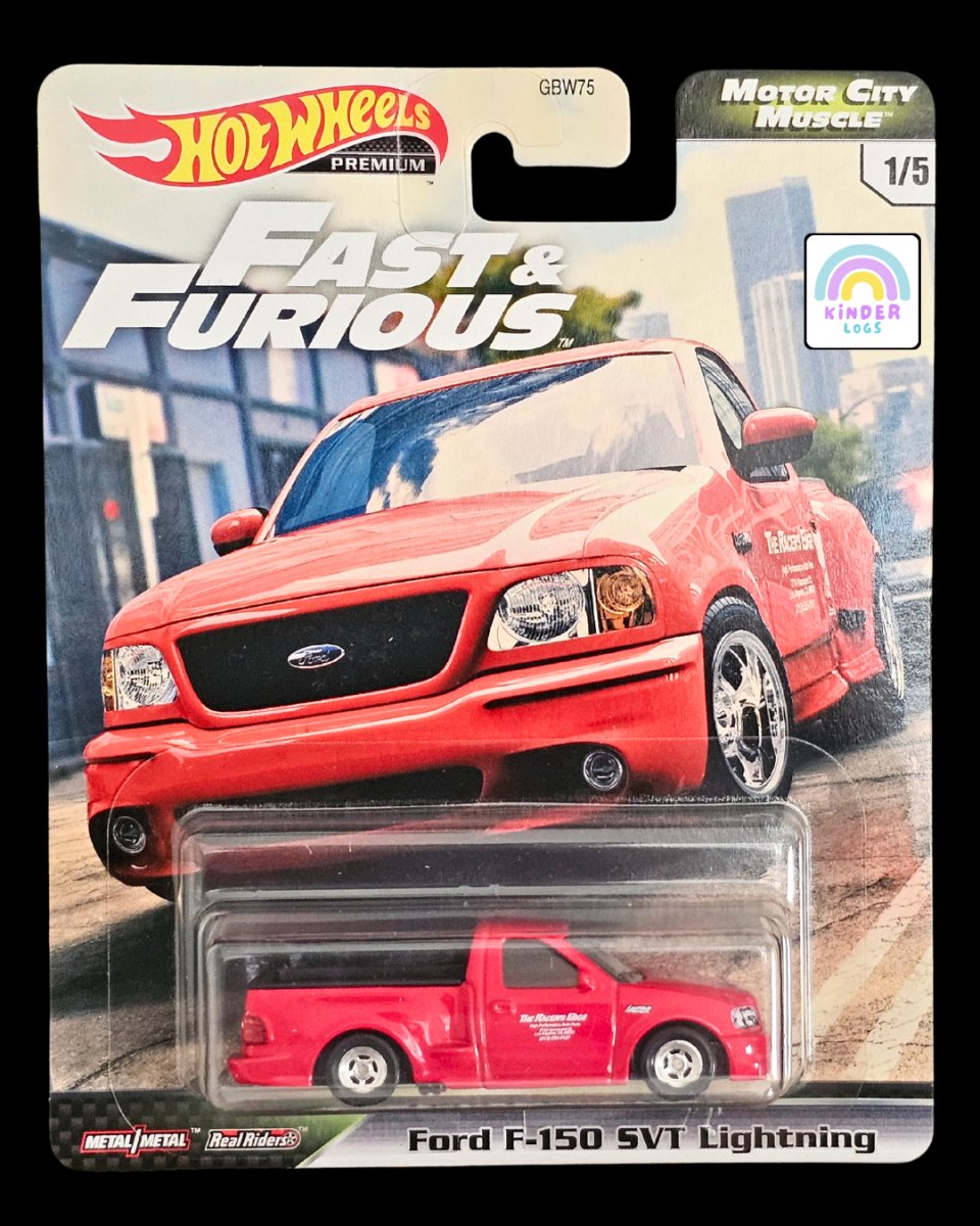 Premium Hot Wheels Ford F - 150 SVT Lightning - Kinder Logs