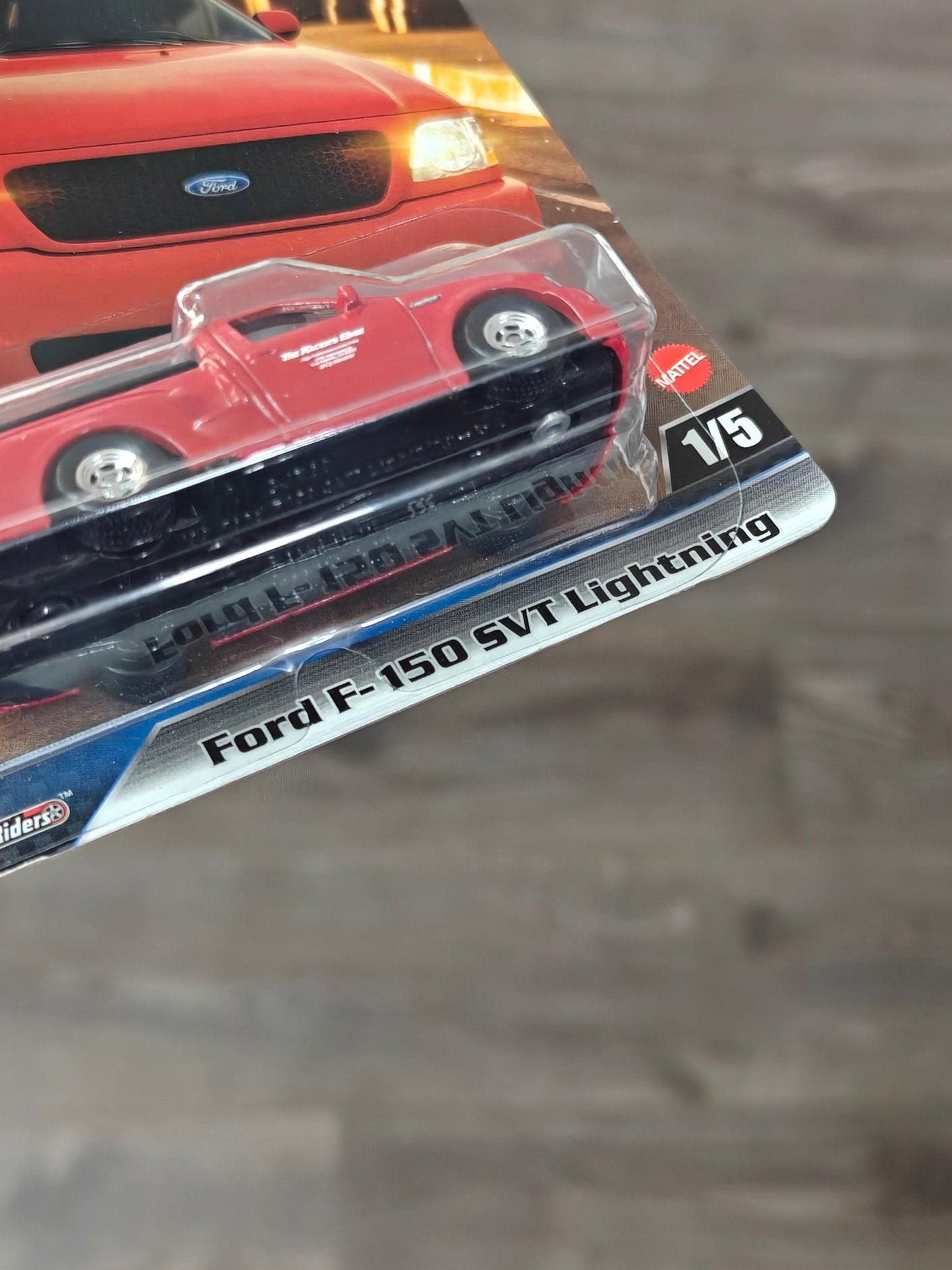 Premium Hot Wheels Ford F - 150 SVT Lightning - Red - Fast & Furious (Imported) - Kinder Logs