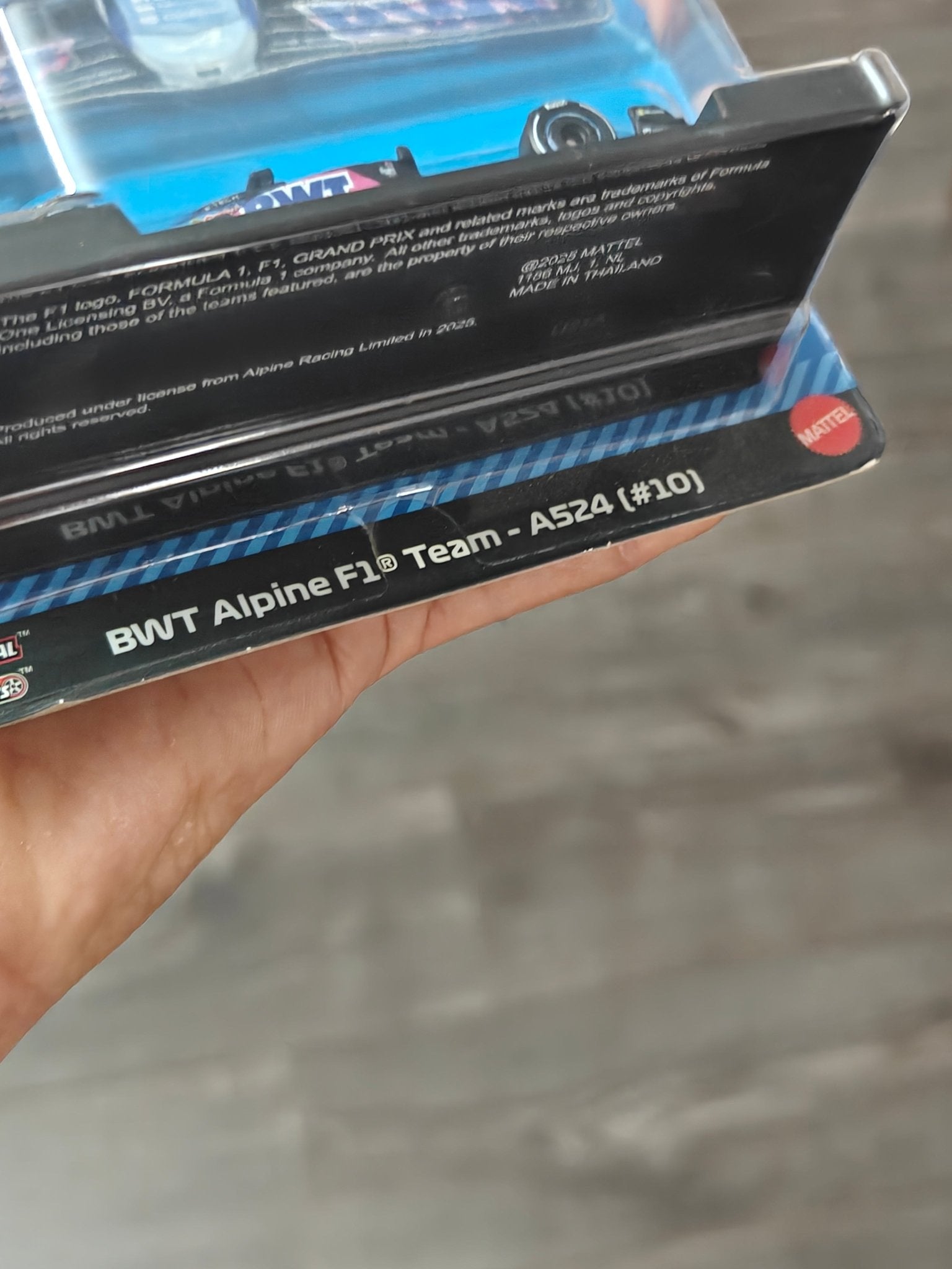 Premium Hot Wheels Formula 1 BWT Alpine A524 10 (Imported) - Kinder Logs