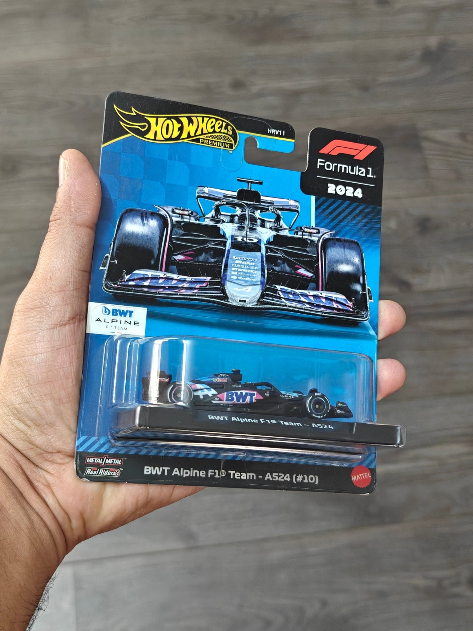 Premium Hot Wheels Formula 1 BWT Alpine A524 10 (Imported) - Kinder Logs