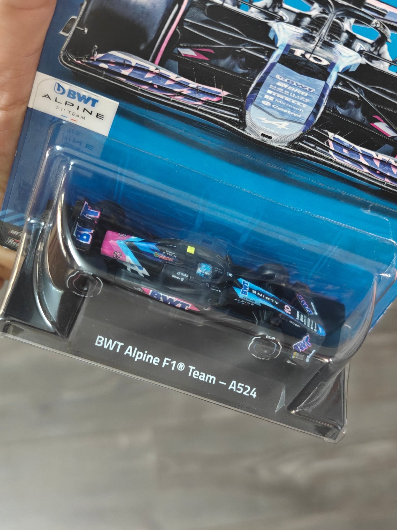 Premium Hot Wheels Formula 1 BWT Alpine A524 10 (Imported) - Kinder Logs