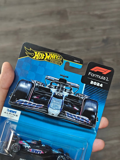 Premium Hot Wheels Formula 1 BWT Alpine A524 10 (Imported) - Kinder Logs