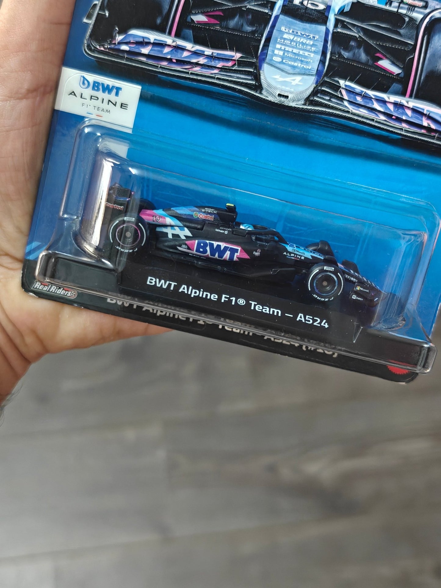 Premium Hot Wheels Formula 1 BWT Alpine A524 10 (Imported) - Kinder Logs