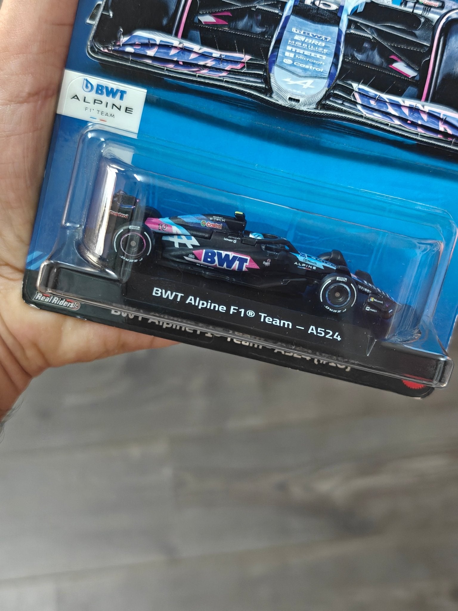Premium Hot Wheels Formula 1 BWT Alpine A524 10 (Imported) - Kinder Logs