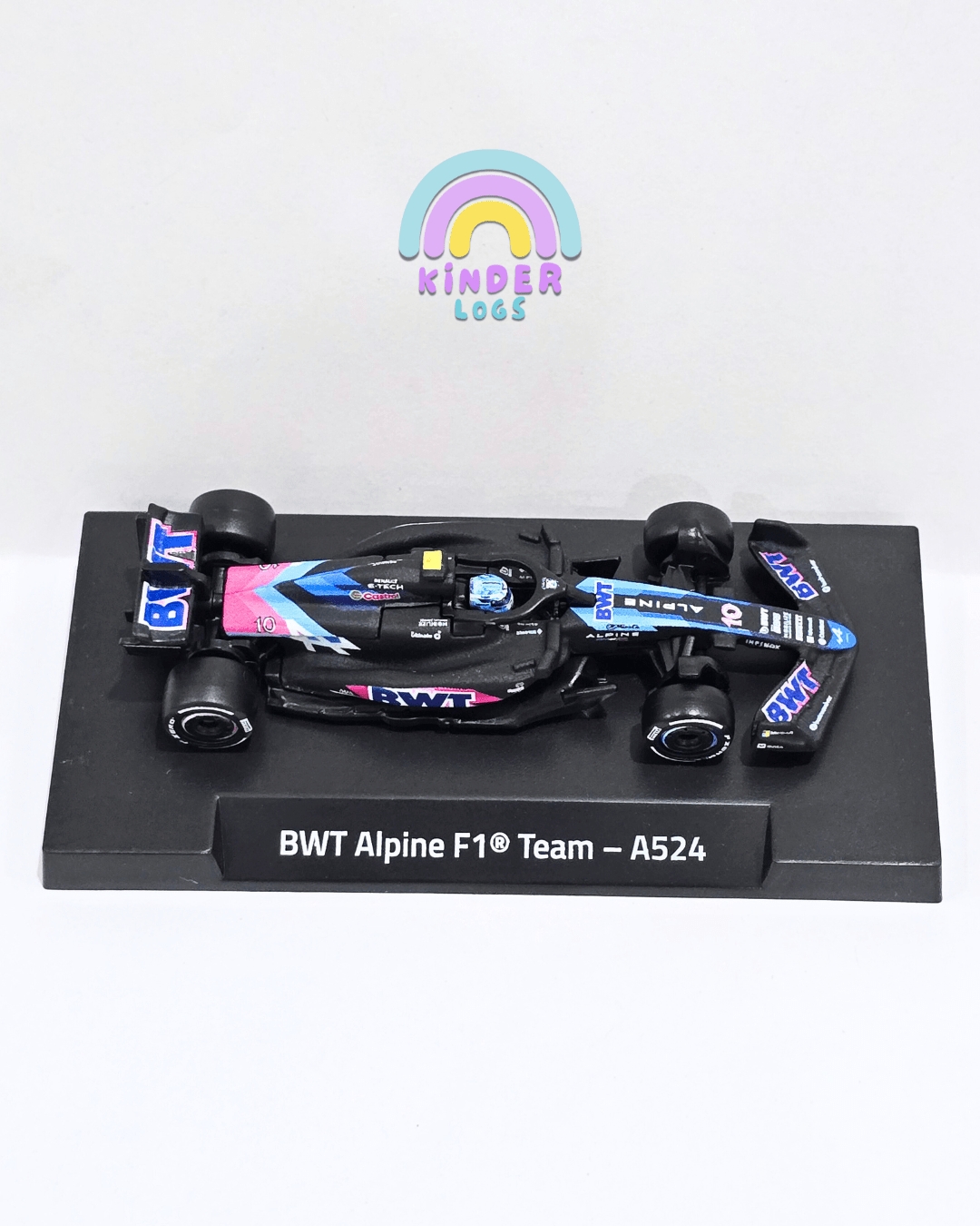 Premium Hot Wheels Formula 1 BWT Alpine F1 Team - A524 (10) - Kinder Logs