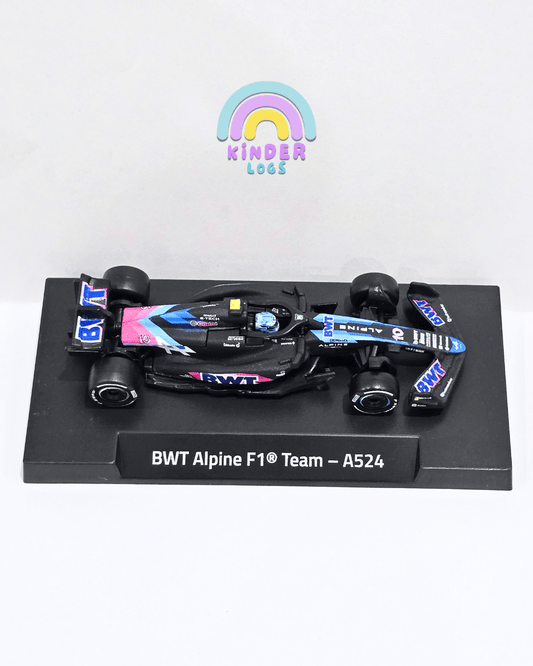 Premium Hot Wheels Formula 1 BWT Alpine F1 Team - A524 (10) - Kinder Logs