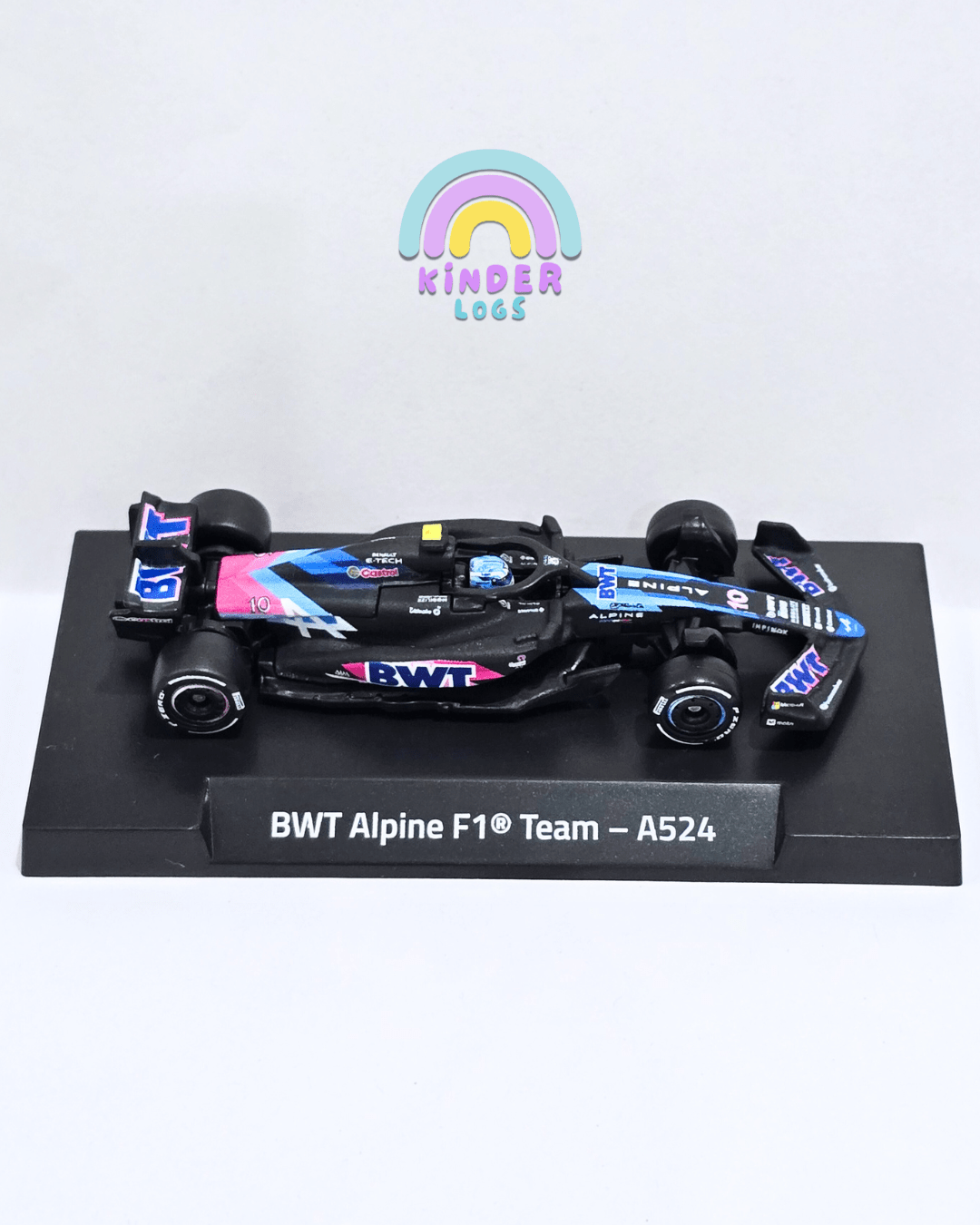 Premium Hot Wheels Formula 1 BWT Alpine F1 Team - A524 (10) - Kinder Logs
