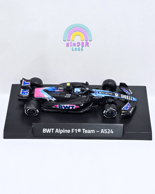 Premium Hot Wheels Formula 1 BWT Alpine F1 Team - A524 (10) - Kinder Logs